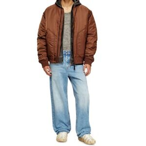 Diesel Industry 2001 Pocket Loose Baggy Leg Jeans Mens Light Wash Denim 33x32